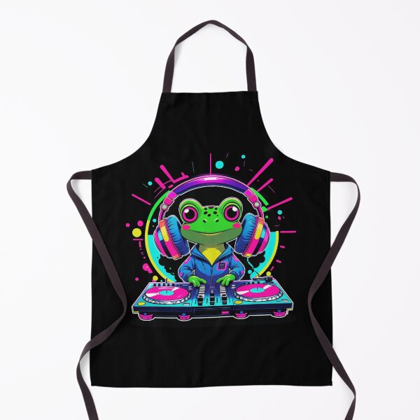 Item preview, Frog DJ Spinning Beats designed and sold by 0606PM.