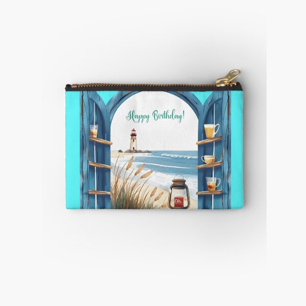 Item preview, Happy Birthday With A Seaview Window designed and sold by hurmerinta.