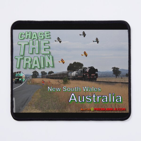 Item preview, Chase The Train Australia Poster Design 2025 designed and sold by muz2142.