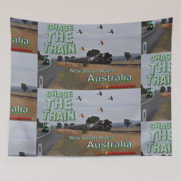 Item preview, Chase The Train Australia Poster Design 2025 designed and sold by muz2142.