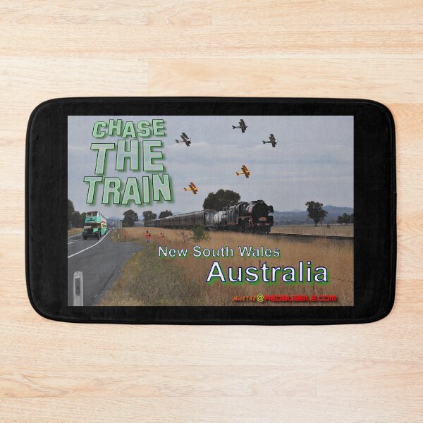 Item preview, Chase The Train Australia Poster Design 2025 designed and sold by muz2142.