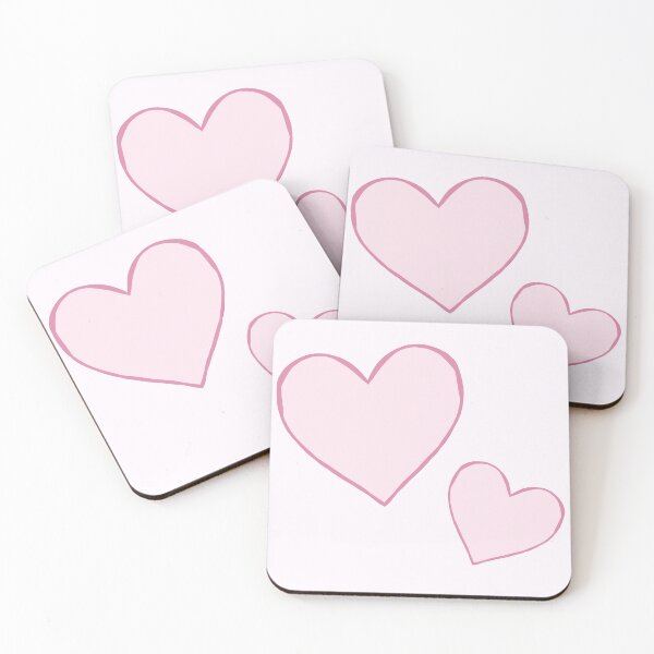 Item preview, Pink hearts <3 designed and sold by Luchu-net.