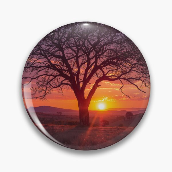 Item preview, Sunset View with a tree designed and sold by Tanu Biswas.