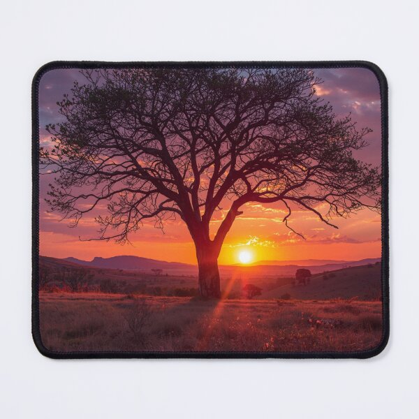 Item preview, Sunset View with a tree designed and sold by Tanu Biswas.