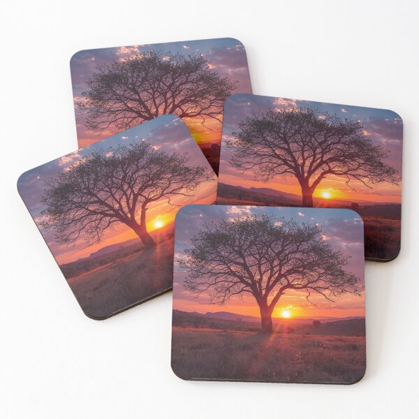 Item preview, Sunset View with a tree designed and sold by Tanu Biswas.