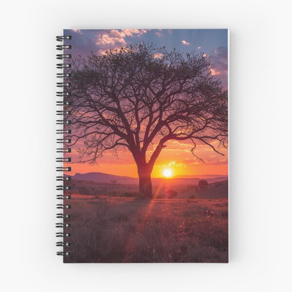 Item preview, Sunset View with a tree designed and sold by Tanu Biswas.