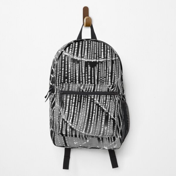 Item preview, Abstract Painting Of A Grey White Cobweb On Black designed and sold by taiche.