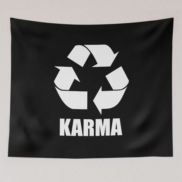 Item preview, Karma, What Goes Around Comes Around - Funny Karma Recycle designed and sold by dantixebiana.