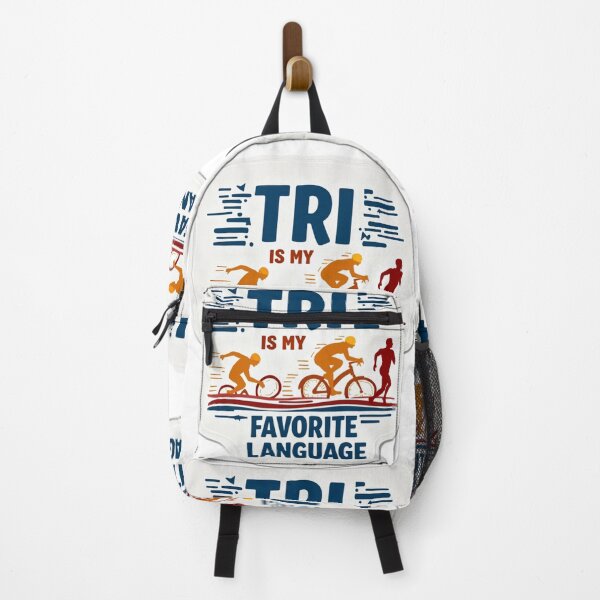 Item preview, TRI Is My Favorite Language – Triathlon Athlete Design designed and sold by Triathlongram.