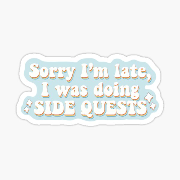 Item preview, Side Quests digital design designed and sold by Art By Kav.