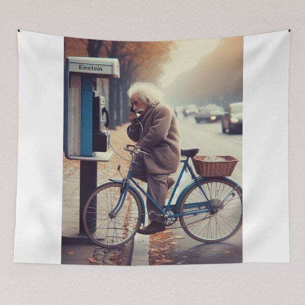 Item preview, "Einstein on Line One: E=mc²alling You!" designed and sold by Print Fiction.