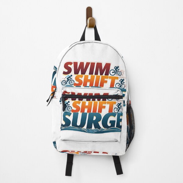Item preview, Swim, Shift, Surge – Triathlon Performance Motivation Design designed and sold by Triathlongram.