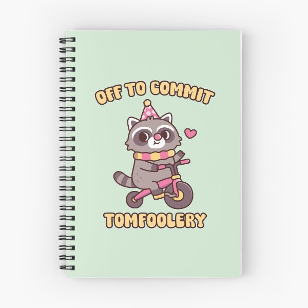 Item preview, Cute Raccoon Clown Off To Commit Tomfoolery designed and sold by rustydoodle.