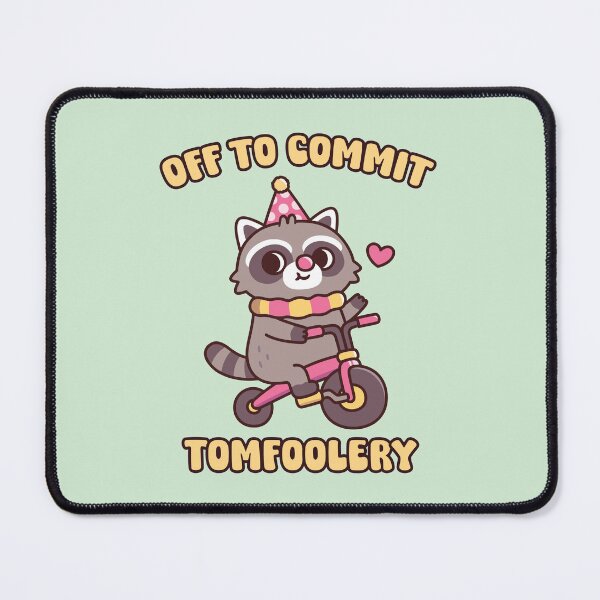 Item preview, Cute Raccoon Clown Off To Commit Tomfoolery designed and sold by rustydoodle.