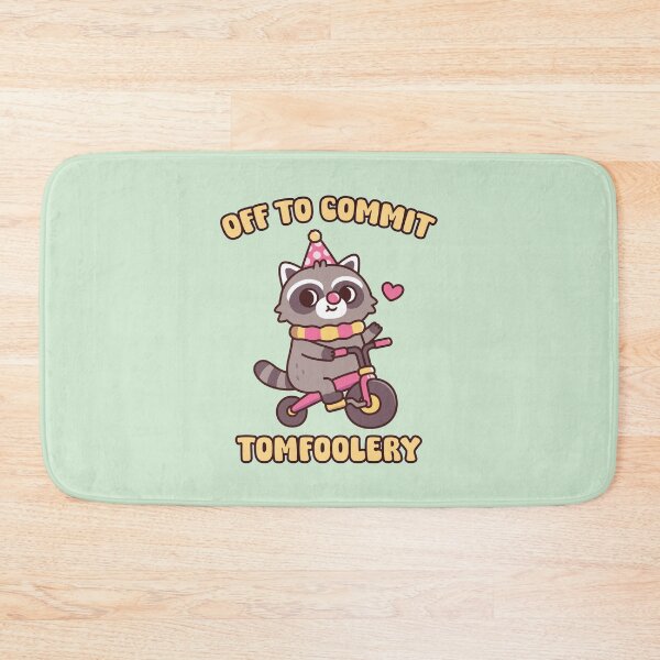 Item preview, Cute Raccoon Clown Off To Commit Tomfoolery designed and sold by rustydoodle.