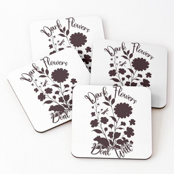 Item preview, Dark Flowers Don’t Wilt   designed and sold by CottonandQuill.