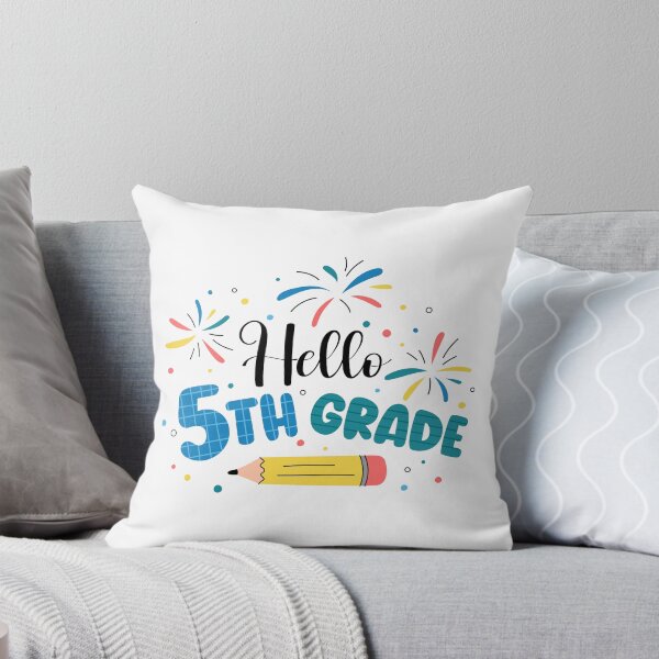 Item preview, Hello 5th Grade. Welcome Back to School. Cute Print for Fifth Graders Elementary School designed and sold by AnnaVioletStore.