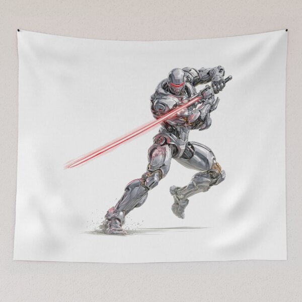 Item preview, Cyber Samurai Mech Warrior designed and sold by ArgentoArt.