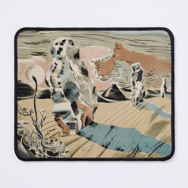Item preview, Paul Nash Avebury 1937 British Surrealist Landscape Painting designed and sold by Under-TheTable.