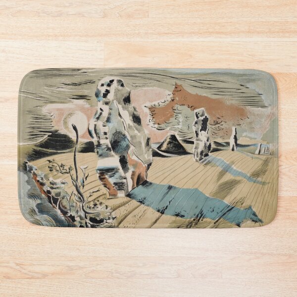 Item preview, Paul Nash Avebury 1937 British Surrealist Landscape Painting designed and sold by Under-TheTable.