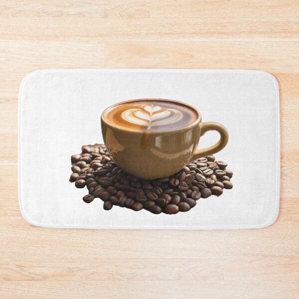 Item preview, “Aromatic Latte Coffee with Heart Art – Perfect Morning” designed and sold by RAKO13.