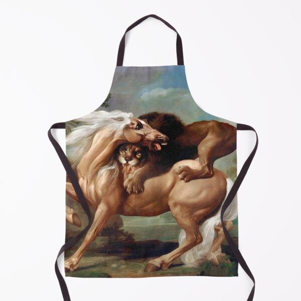 Item preview, George Stubbs A Lion Attacking a Horse 1762 Animal Painting designed and sold by Under-TheTable.