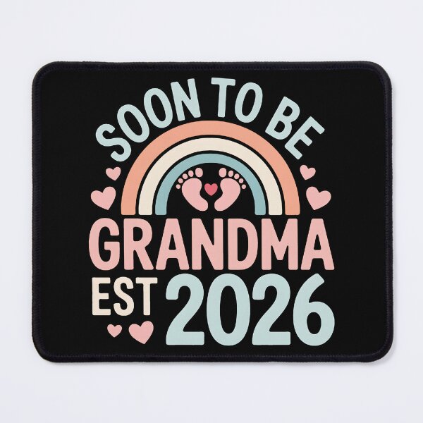 Item preview, Soon To Be Grandma 2026 Rainbow Promoted To Grandma Est 2026 designed and sold by BakeryDozen.