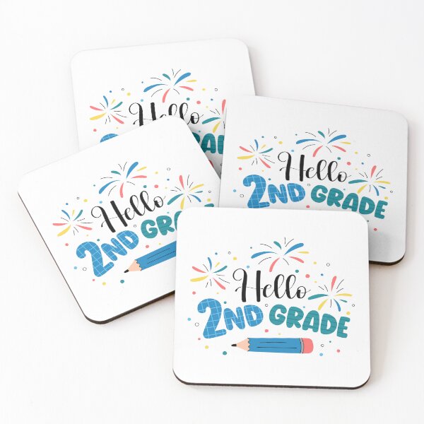 Item preview, Hello 2nd Grade. Welcome Back to School. Cute Print for Second Graders Elementary School designed and sold by AnnaVioletStore.