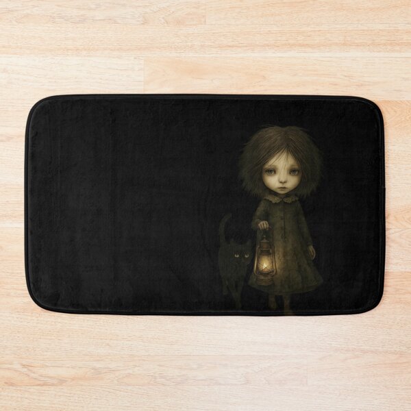 Item preview, Serena and Her Cat: Lanterns in the Enchanted Forest designed and sold by GlowFable.