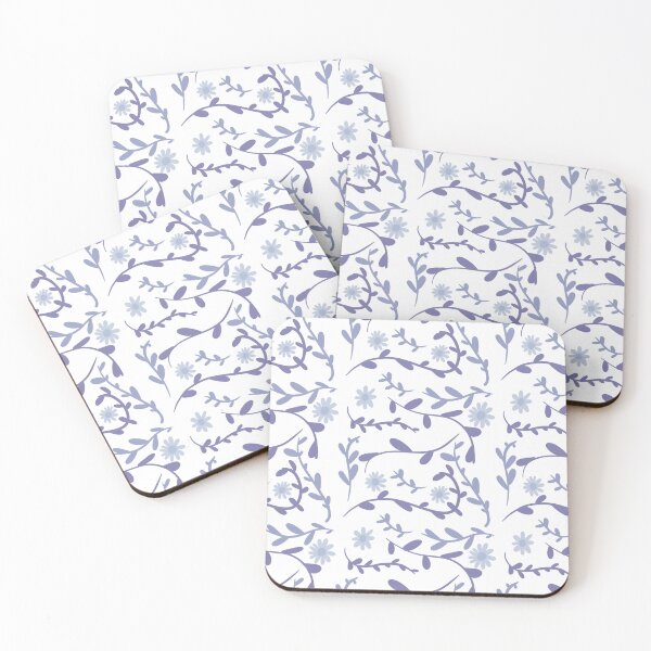 Item preview, Purples with Blue Flowers designed and sold by CreateADesign.