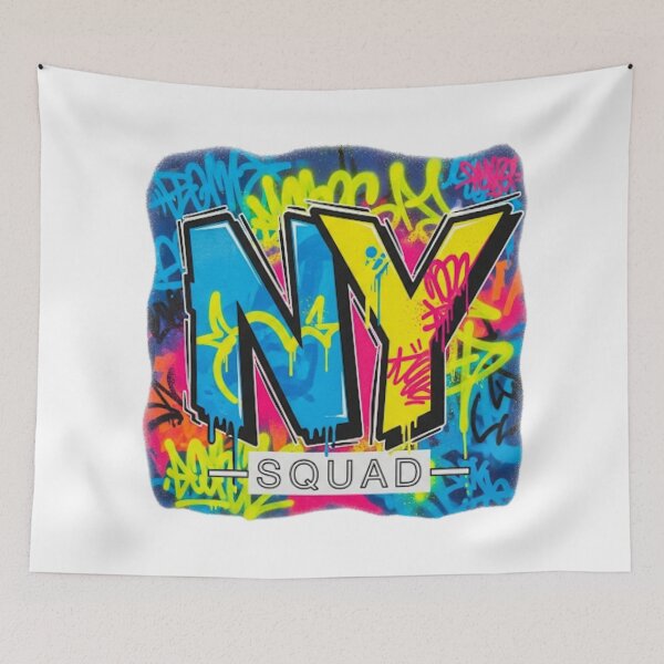Item preview, New York SQUAD Urban Graffiti Art designed and sold by AlistWayDesign.