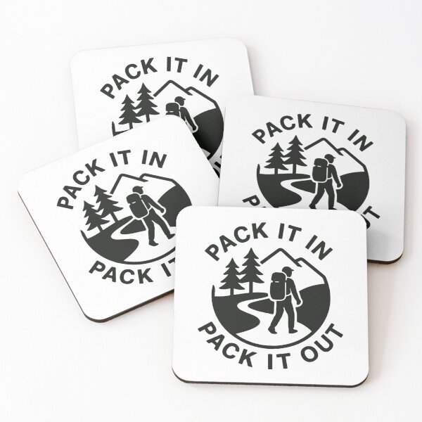 Item preview, Pack It In Pack It Out – Minimalist Hiking & Leave No Trace Design for Outdoor Enthusiasts designed and sold by Free Soul Designs.