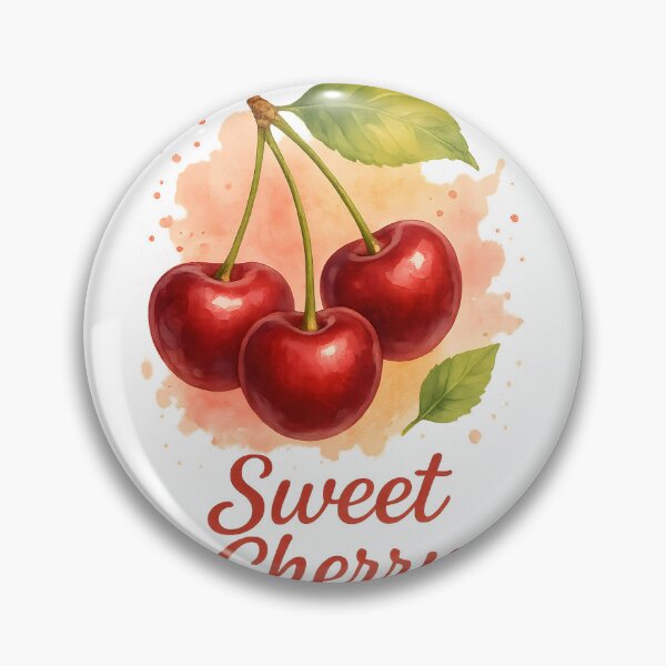 Item preview, Sweet Cherry Watercolor Illustration designed and sold by DanielULaN Artworks.