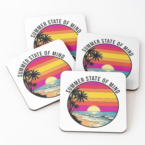 Item preview, sunset over the beach with palm trees and gentle surf designed and sold by misbahsiro.