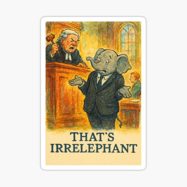 Item preview, Eso es Irrelephant designed and sold by Tridentulus.