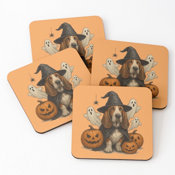 Item preview, Halloween Basset Hound Dog designed and sold by EstelleStar.