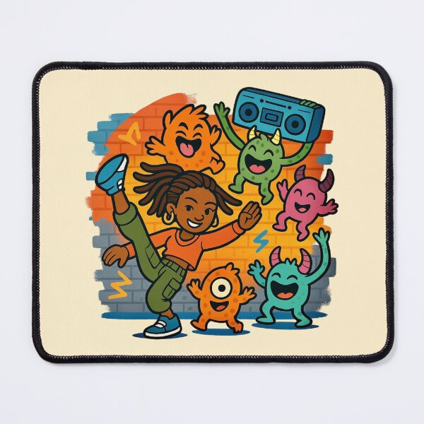 Item preview, Monster Breakdance Crew — Dreadlocks Girl Edition designed and sold by Myra365Art.