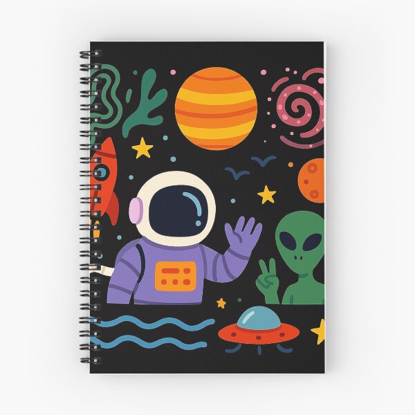Item preview, Retro Cosmic Explorer & Alien Friends designed and sold by zzz888.