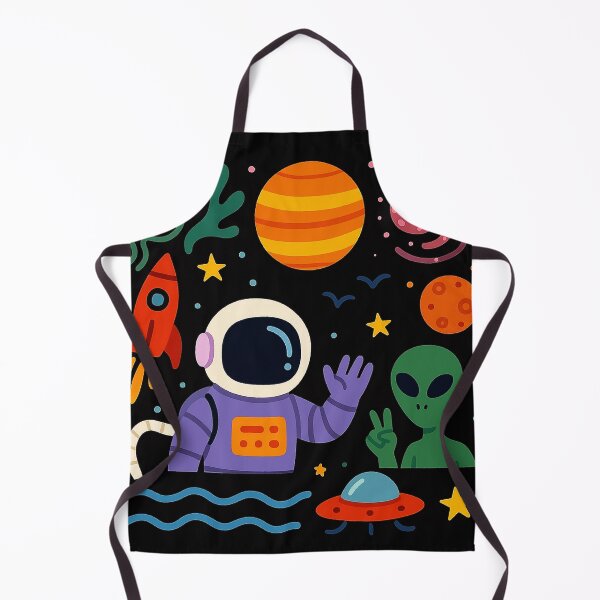 Item preview, Retro Cosmic Explorer & Alien Friends designed and sold by zzz888.