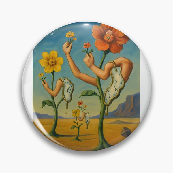 Item preview, Surreal Desert Dreamscape with Melting Clocks designed and sold by ARJ-Fashion.
