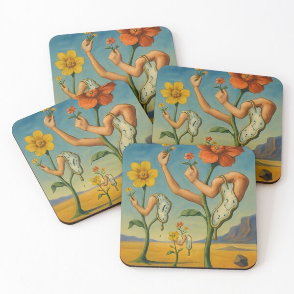 Item preview, Surreal Desert Dreamscape with Melting Clocks designed and sold by ARJ-Fashion.