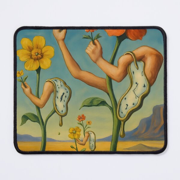 Item preview, Surreal Desert Dreamscape with Melting Clocks designed and sold by ARJ-Fashion.