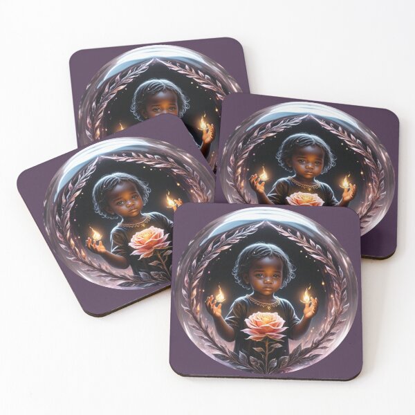 Item preview, African Child with Flames and Rose designed and sold by Astralia.