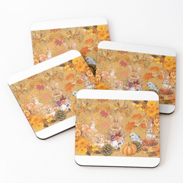Item preview, Autumn Bunnies /Fall/Mabon Design,  designed and sold by The Courtesan Boutique.