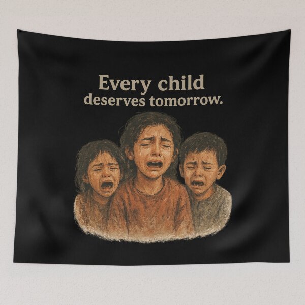 Item preview, Every Child Deserves Tomorrow – Inspiring Kids’ Rights & Hope Design designed and sold by flowerpower999.