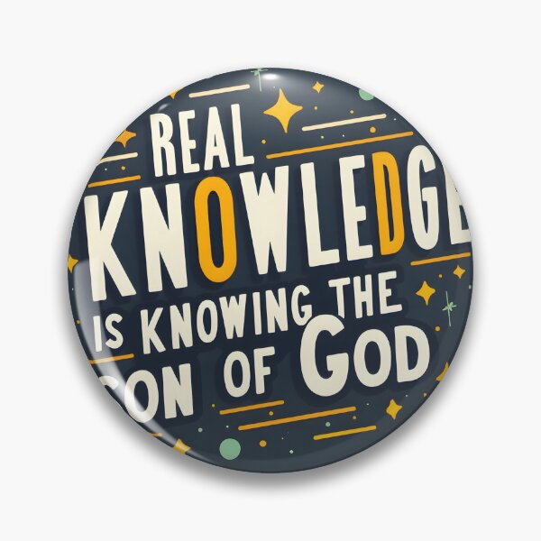 Item preview, Bauhaus Typography Real Knowledge Religious Quote Design designed and sold by ARJ-Fashion.