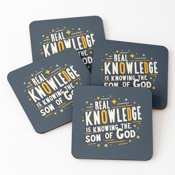Item preview, Bauhaus Typography Real Knowledge Religious Quote Design designed and sold by ARJ-Fashion.