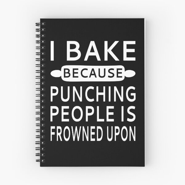 Item preview, I Bake Because Punching People Is Frowned Upon designed and sold by coolfuntees.