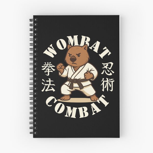 Item preview, Wombat Combat Martial Arts Australian Animal  designed and sold by pUNKnown.