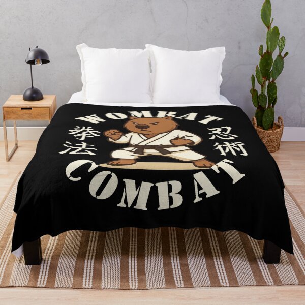 Item preview, Wombat Combat Martial Arts Australian Animal  designed and sold by pUNKnown.